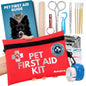 Pet First Aid Kit for Dogs & Cats with Vet-Approved Essentials