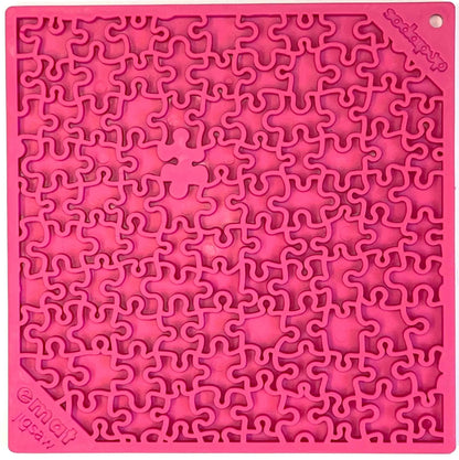 Jigsaw Puzzle eMat - Enrichment Lick Mat for Dogs and Cats | eMat Enrichment Toy for Anxiety Relief | USA Made