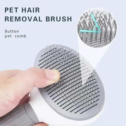Self Cleaning Slicker Brush Suitable for Pets with Long or Short Hair